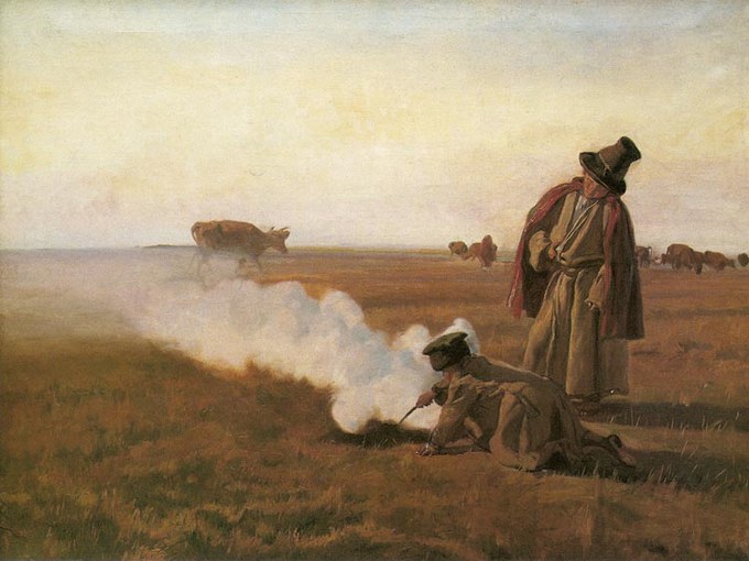 Dymy / Jesień, 1897 olej na płótnie Muzeum Narodowe w Poznaniu